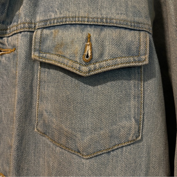 TNA - long, light blue, denim jacket - Picture 7 of 8